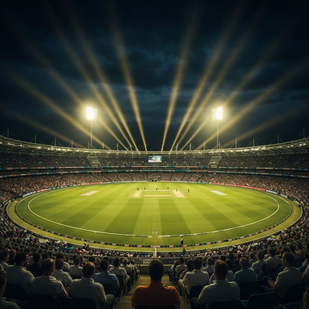 Floodlit Outdoor Ground